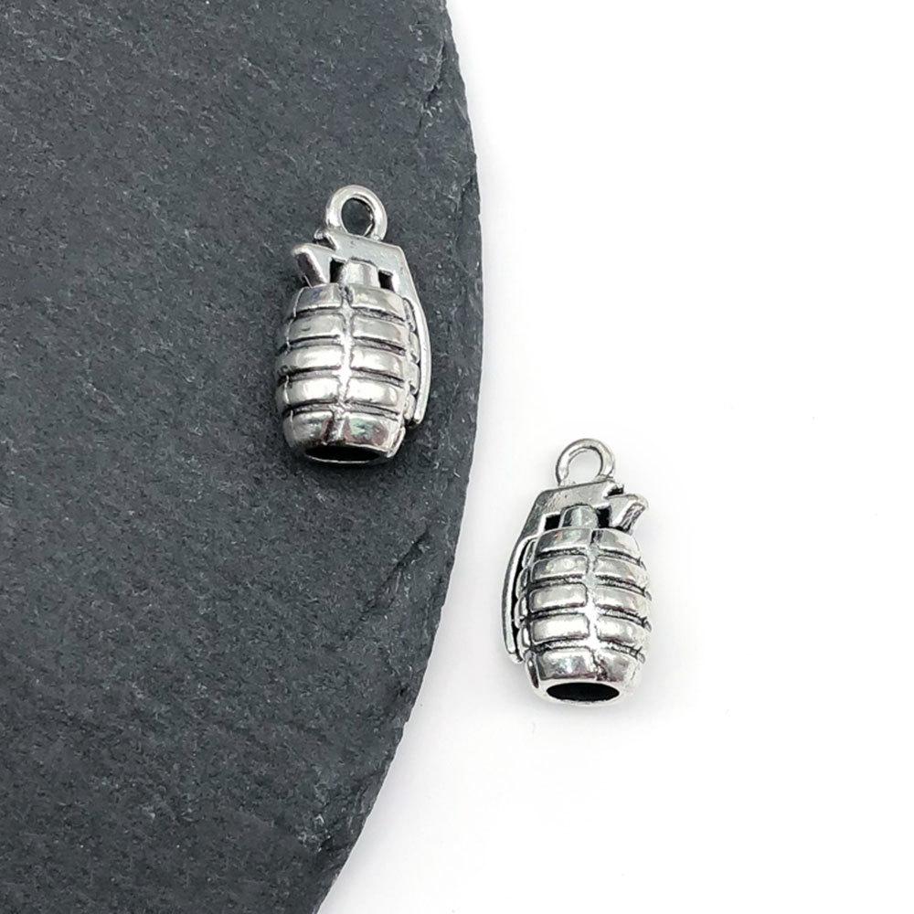 Retro Alloy Bullet Pendant Necklace and Bracelet Jewelry