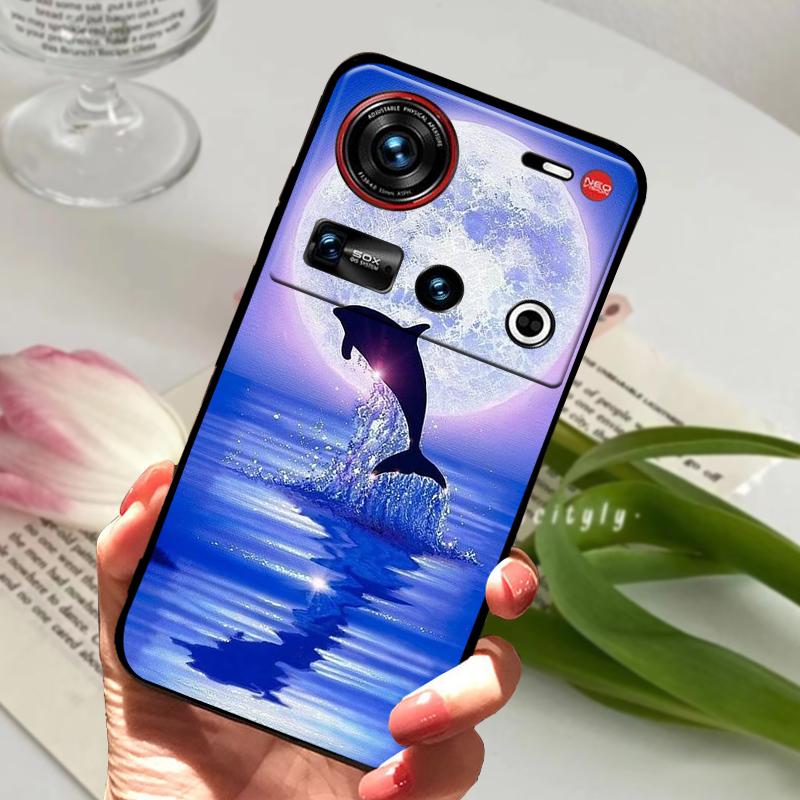 For ZTE Nubia Z70 Ultra 5G Case NX733J Shockproof Soft TPU Silicone Phone Cover For ZTE Nubia Z60S Pro 5G Z50S Pro Bumper Fundas