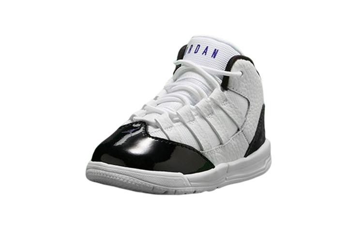 Jordan Max Aura Air Jordan Cushioning, Wear Resistant High Top Toddler Shoes Black White Infant And Toddler AQ9215-121