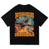 Brr Brr Patapim T Shirt Unisex Funny Italian Brainrot Meme TShirt Cool Bombardiro Crocodillo Tralalero Tralala Cotton Tees Shirts