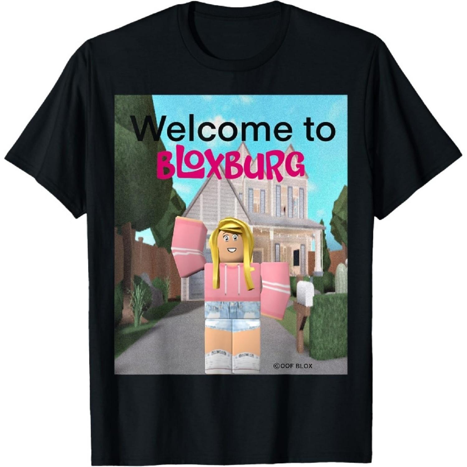 Welcome to bloxburg girl T-Shirt XXXXXL чёрный