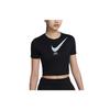 New Nike Short Sleeved T Shirts Women's Black DZ3750-010