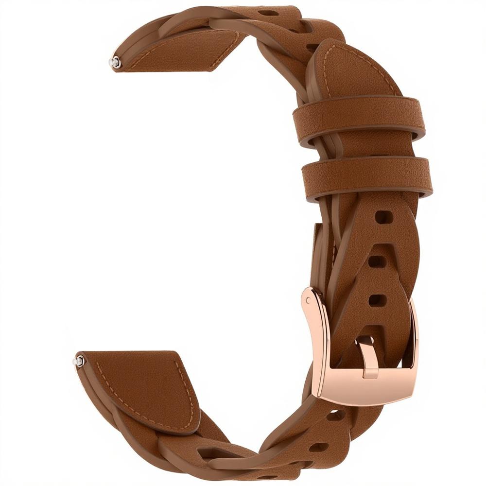 18mmWatch Strap For Huawei Watch 5 42mm / GT 5 4 41mm Artificial Leather For Garmin Venu 3s/2s Vivoactive 4s Women Wristband