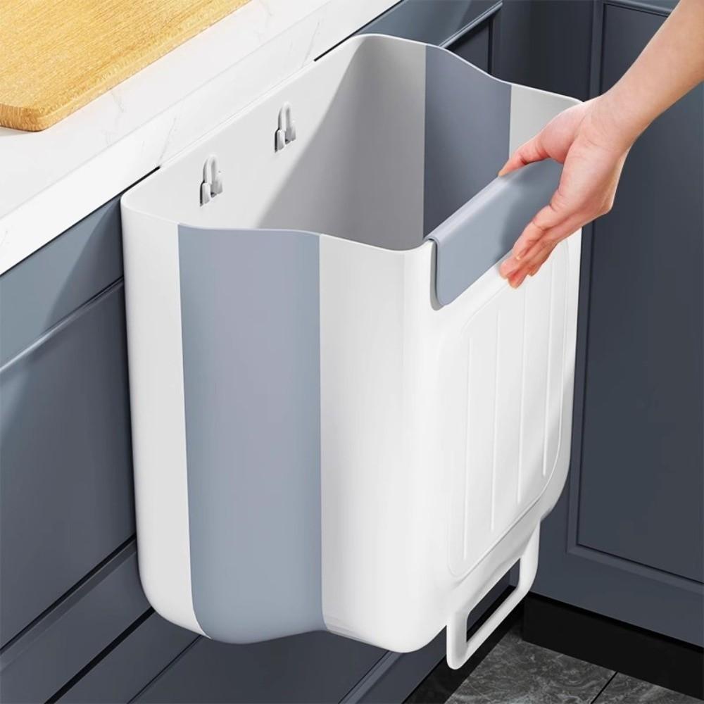 Wall Mounted Trash Bag Container 7L 11L Hanging Trash Can New Collapsible Trash Can Home Use