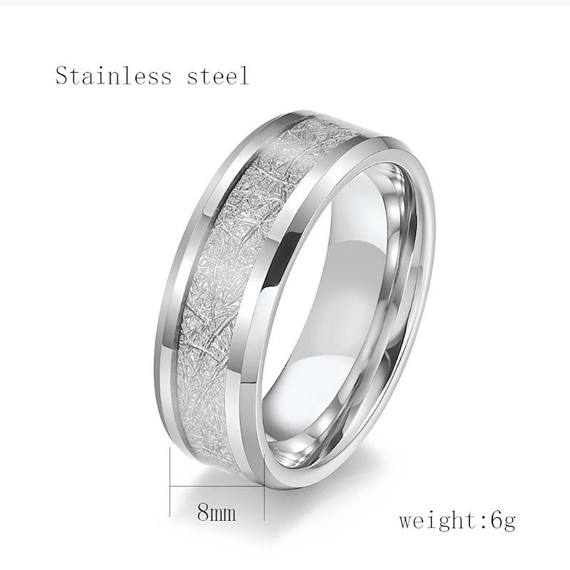 Personalized Fashion, Titanium Steel Rime Ring, the Same Men's Ring Ring, Popular Jewelry In Europe and America