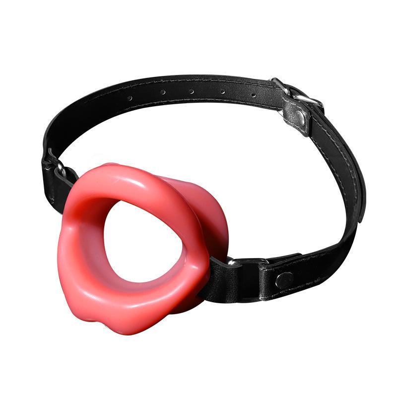 Open Mouth Gag Ball - Drool Trainer & SM Toy for Female Slave
