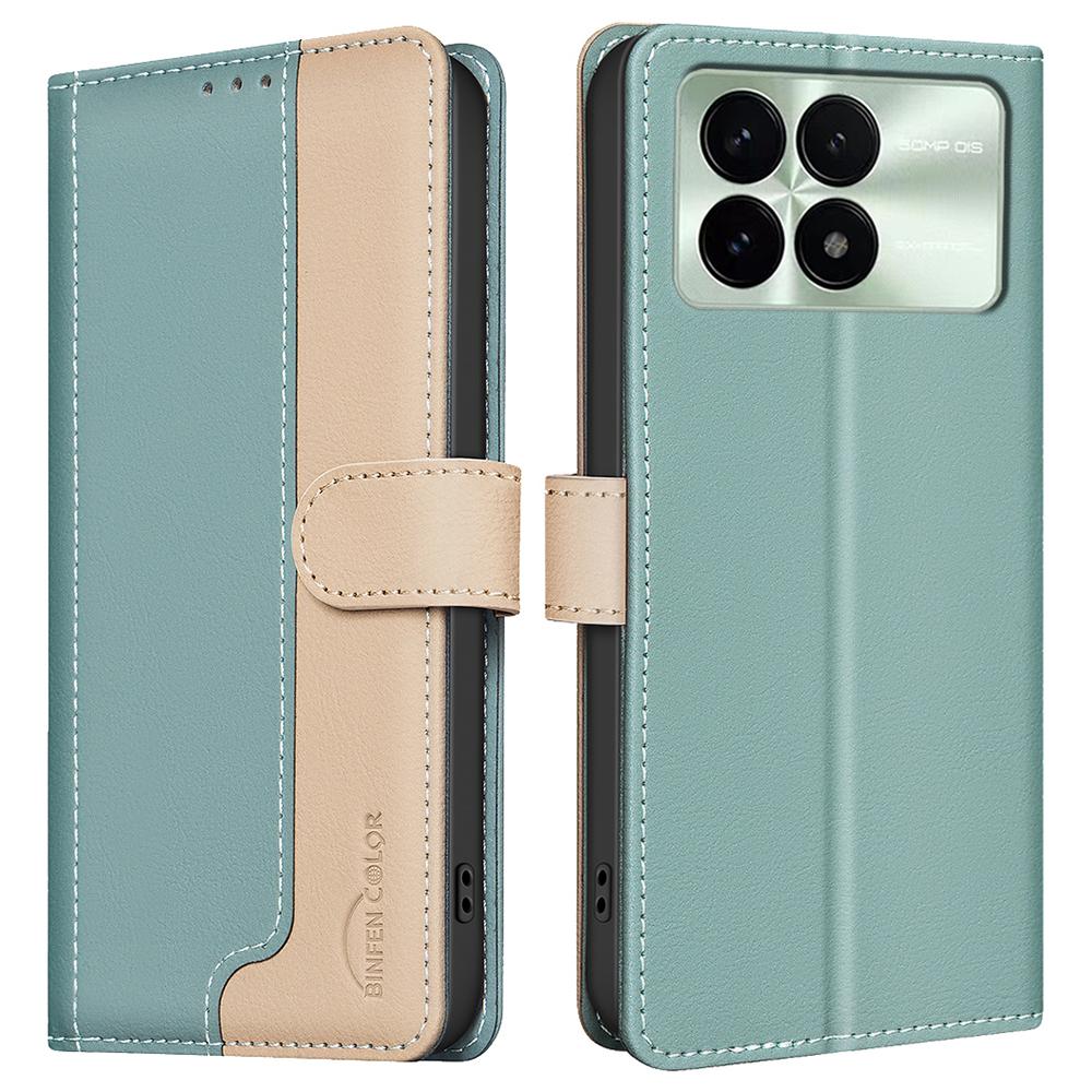 For Xiaomi Poco F6 Pro 5G/Redmi K70 5G/K70 Pro 5G Leather Case RFID Blocking