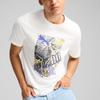 Puma Pullover Round Neck Printed Letter Short Sleeve T-Shirt Men Tops White 683213-02