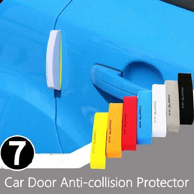 4Pcs Auto Door Edge Protection Car Decoration 4Pcs Car Door Protector Guard Strip Scratch Protector Car Rubber Bumper Stickers