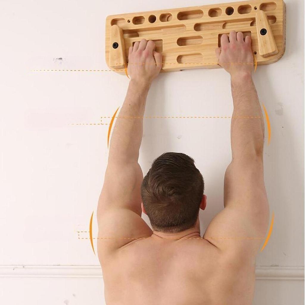 Climbing Hangboard Fingerboard Building Core Strength Hand Grip Strengthener Rock
