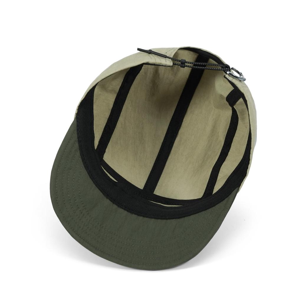 Clape Cap Short Brim Baseball Hat Cotton Foldable Lightweight Outdoor Cycling Running Khaki Green BS26DY11