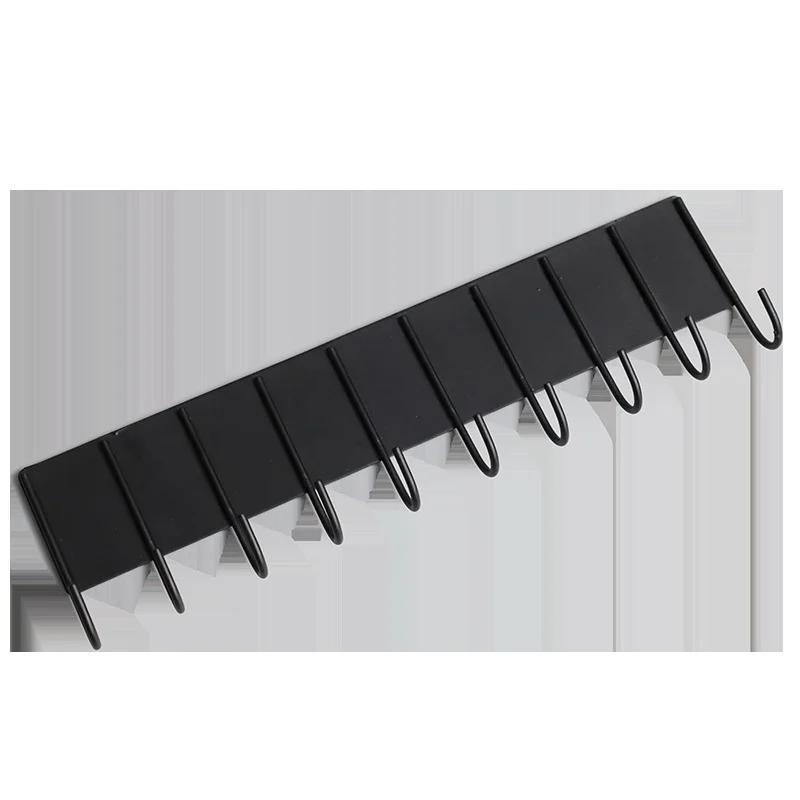 

Magnetic Refrigerator Organizer, No-Drill Spice Rack with Hooks, Side-Mounted Utensil Holder for Condiments and Paper Towels