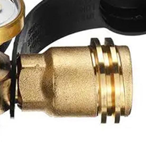 2-veis bensintankadapter med gassnivåindikator Måler Metall