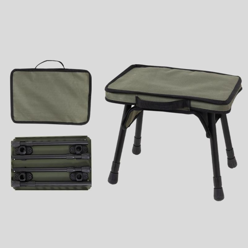 Folding Small Chair for Picnics Lightweight 2 In 1 Outdoor Foldable Table Stool