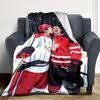 Hockey Celebration Moment Blanket Soft Throw Blanket For Home Bedroom Bed Sofa Travel Office Solid Christmas Blanket
