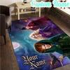 Custom Name Magical Three Witch  Rug, Office Rug, Chair Rug, Carpet for Living Rooms, Doormat Game Rug Home Decor Christmas Gifts