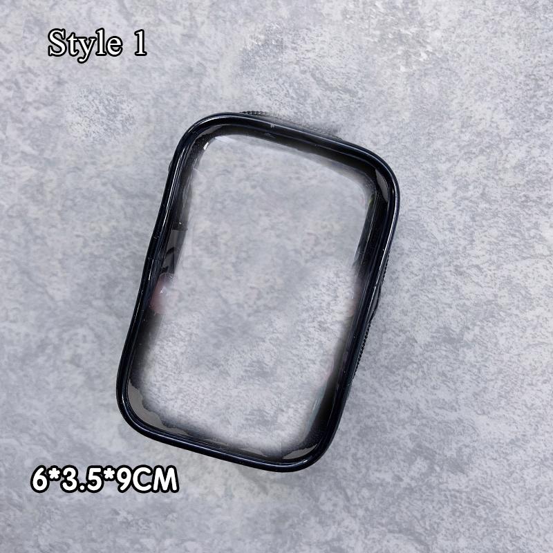 Jewelry Organizer Transparent Storage Box Pouch Mystery Box Plastic Box Cute Doll Bag Organization with Keychain Dustproof Case