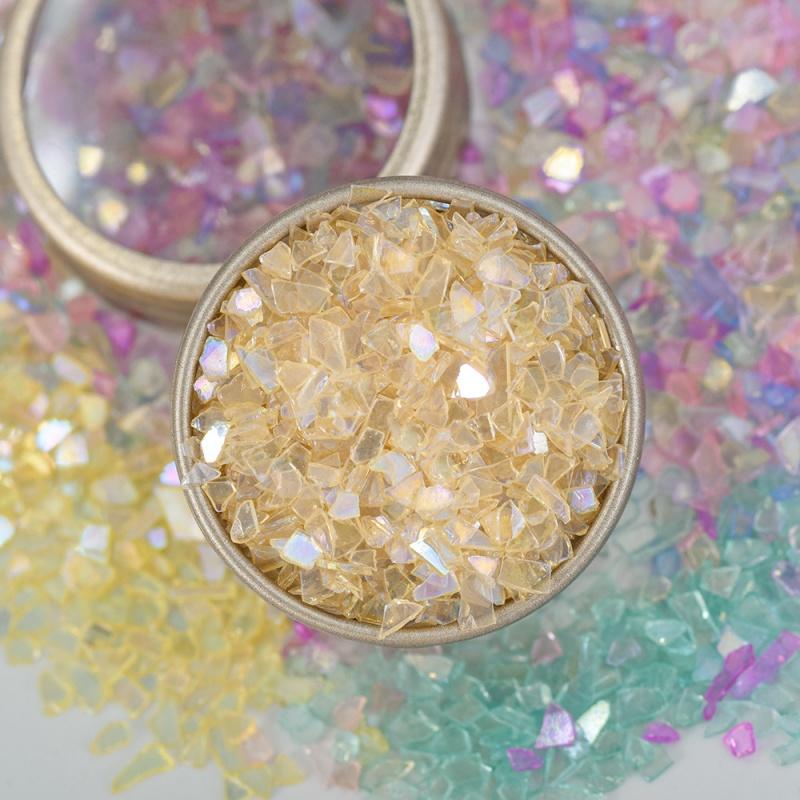Nail Fragments Metallic Sequins DIY Flat Sheet Patch Irregular Special-Shaped Ornament Nail Decoration