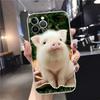 Cute little Pink Pig Phone Case For iPhone 15 14 11 12 13 Mini Pro XS Max Cover 6 7 8 Plus X XR SE 2020 Funda Shell