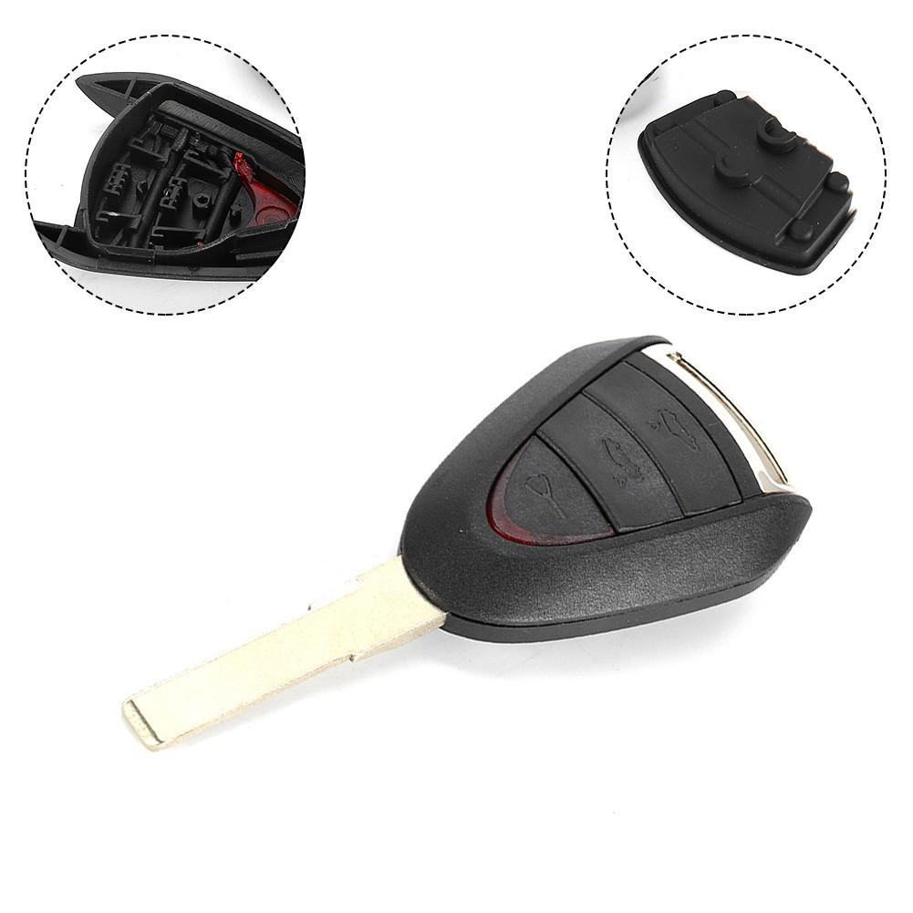 Remote-Key 3-Button Key Case Replacement For-911/997 987-Cayman