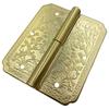 Antique Metal Cabinet Door Hinges Replacement Carved Drawer Door Hinge Decorative Fittings for Jewelry Box Easy to Use
