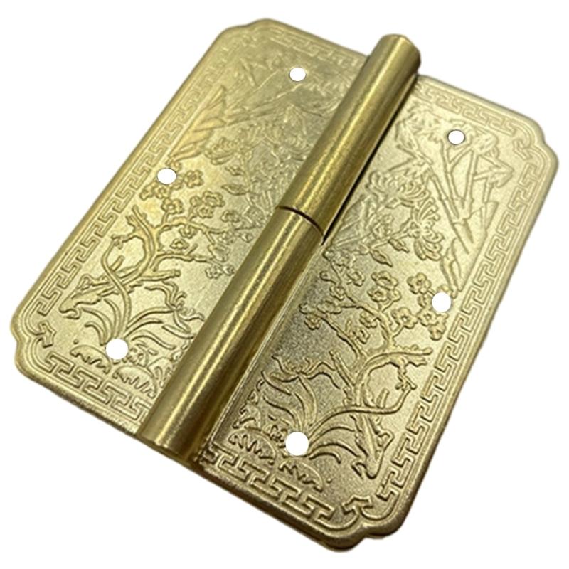 

Metal Cabinet Hinge Corrosion Resistant Removable Decorative Hinges for Jewelry Box Small Decorative Hardware Enduring