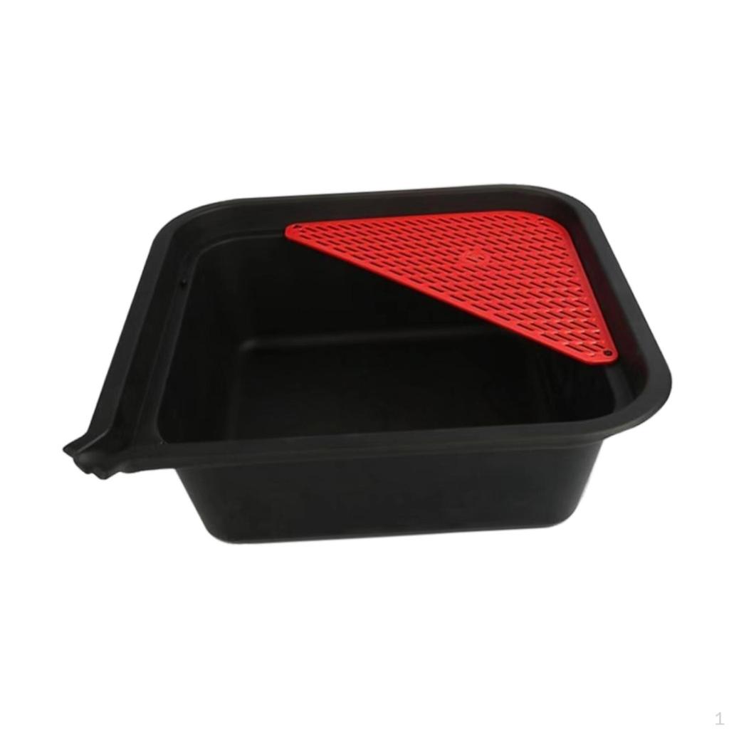 Oil Change Drain Pan Drip Catcher Container Automotive Repair Tool