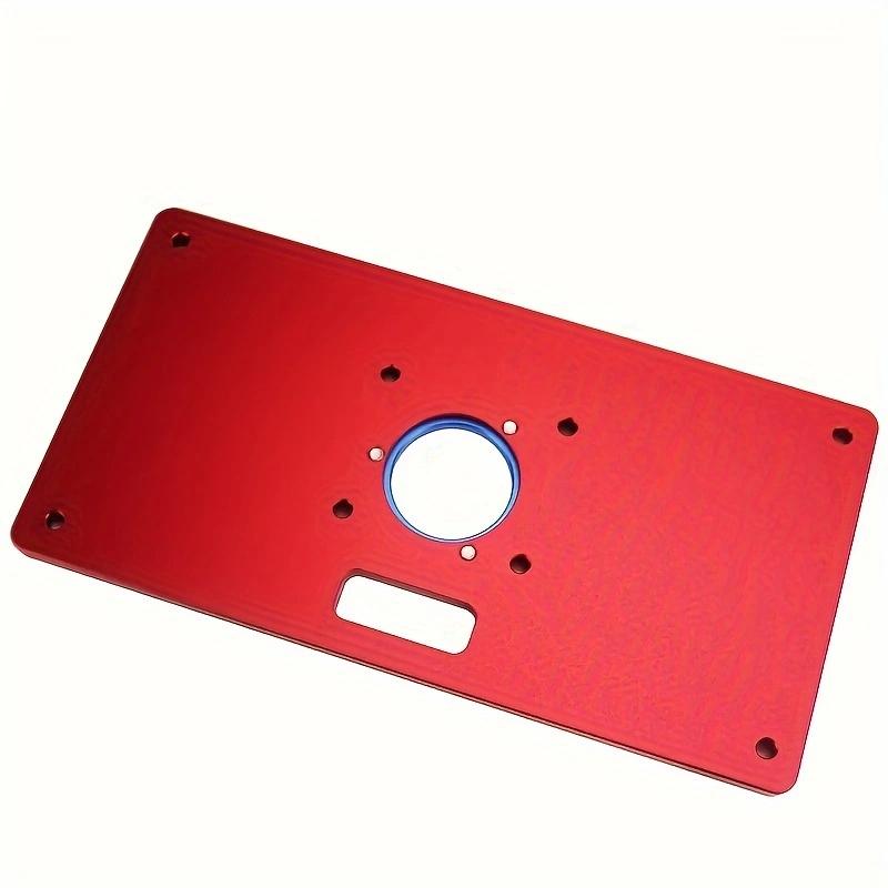 1 Set Aluminum Router Table Insert Plate High Quality w/ 2 Router Insert Rings For Trimmer Woodworking Benches Router RT0700C