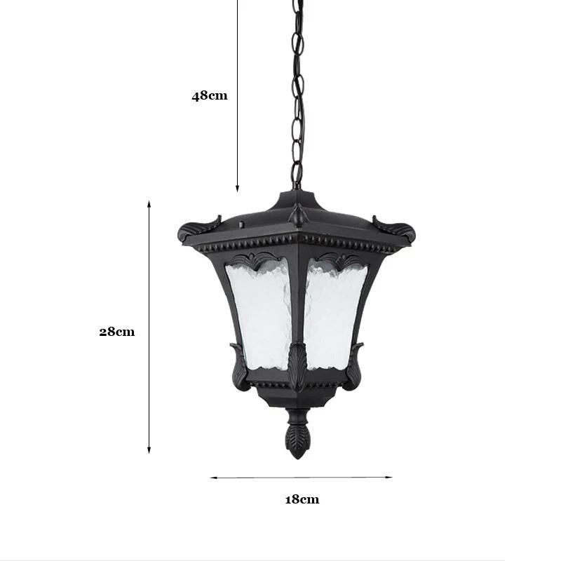 American Style Retro Nordic Vintage Pendant Light  Industrial Hanging Lamp Living Room Dining Room Light Fixture Lamp
