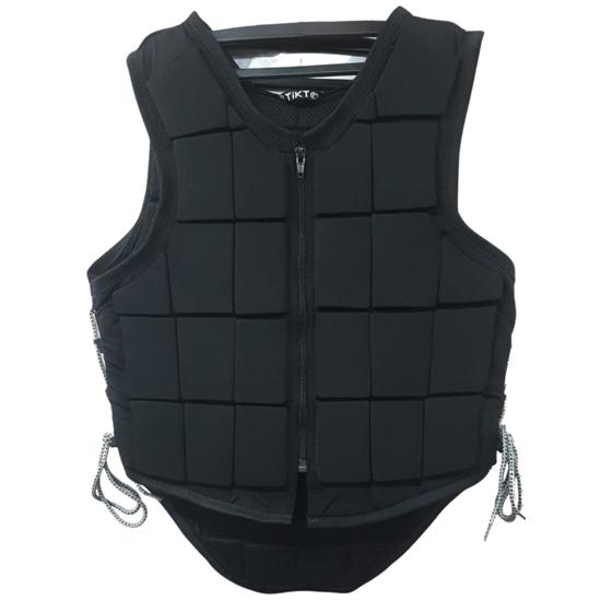 

Horse Riding Safety Vest – EVA Padded Equestrian Body Protector for Adults & Kids Small: Length is 18 , Chest is 28 чёрный