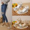 Mode 2025 Damen Sommer Schuhe Keilsandalen Sandalen Plateau Schuhe High Heels Designer Sandalen Bequem Übergröße
