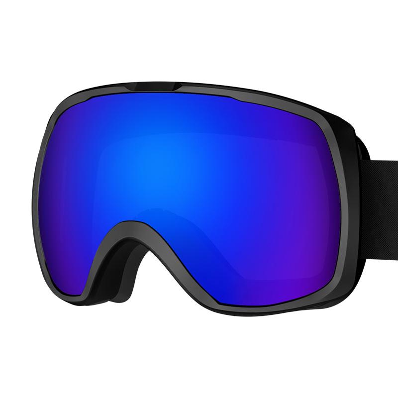 Unisex ski goggles with spherical lenses, windproof and anti-fog, essential protective eyewear equipment for snow sports