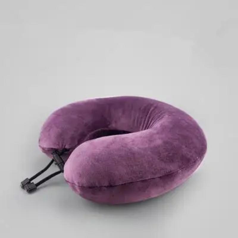 Natural Latex U-shaped Pillows Neck Pillow On the Airplane Ealth Care Orthopedic Massage Pillow for Travel