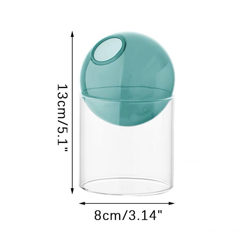 Creative Spheroidal Glass Vase Flower Arrangement Hydroponic Plant Vases Vintage Flower Pot Tabletop Plants Home Bonsai Decor