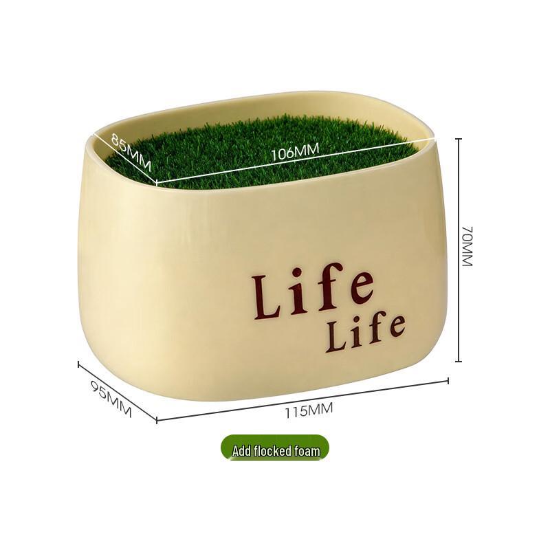 Yingtang Plastic Flower Pot with Artificial Flowers
