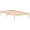 Solid Wood Bed Frame Without Mattress 100 X 190 Cm Pine