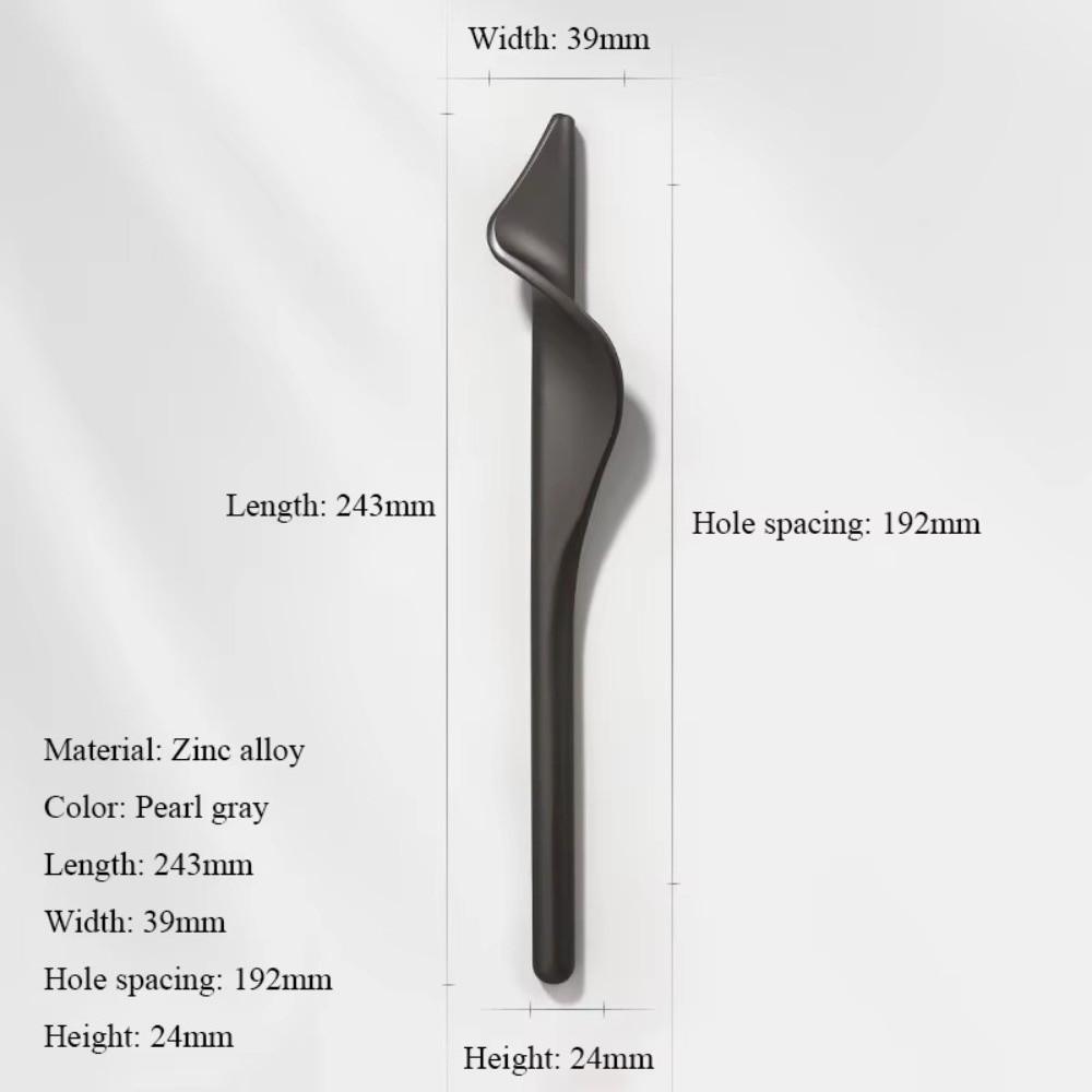 Zinc Alloy Wardrobe Door Handles Light Gold Dresser Drawer Knobs Furniture Handles  for Wardrobe