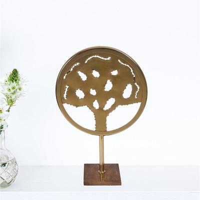 Sleek Noir Black Nickel Mild Steel Handmade Sculpture Table Artifacts Showpiece Items for Home Decor Living Room, Tabletop Decoration