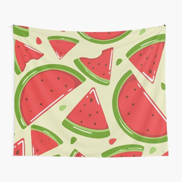 Cartoon Watermelon Tapestry Modern Summer Fresh Fruit Tapestry Wall Hanging for Home Bedroom Living Room Party Decoration
