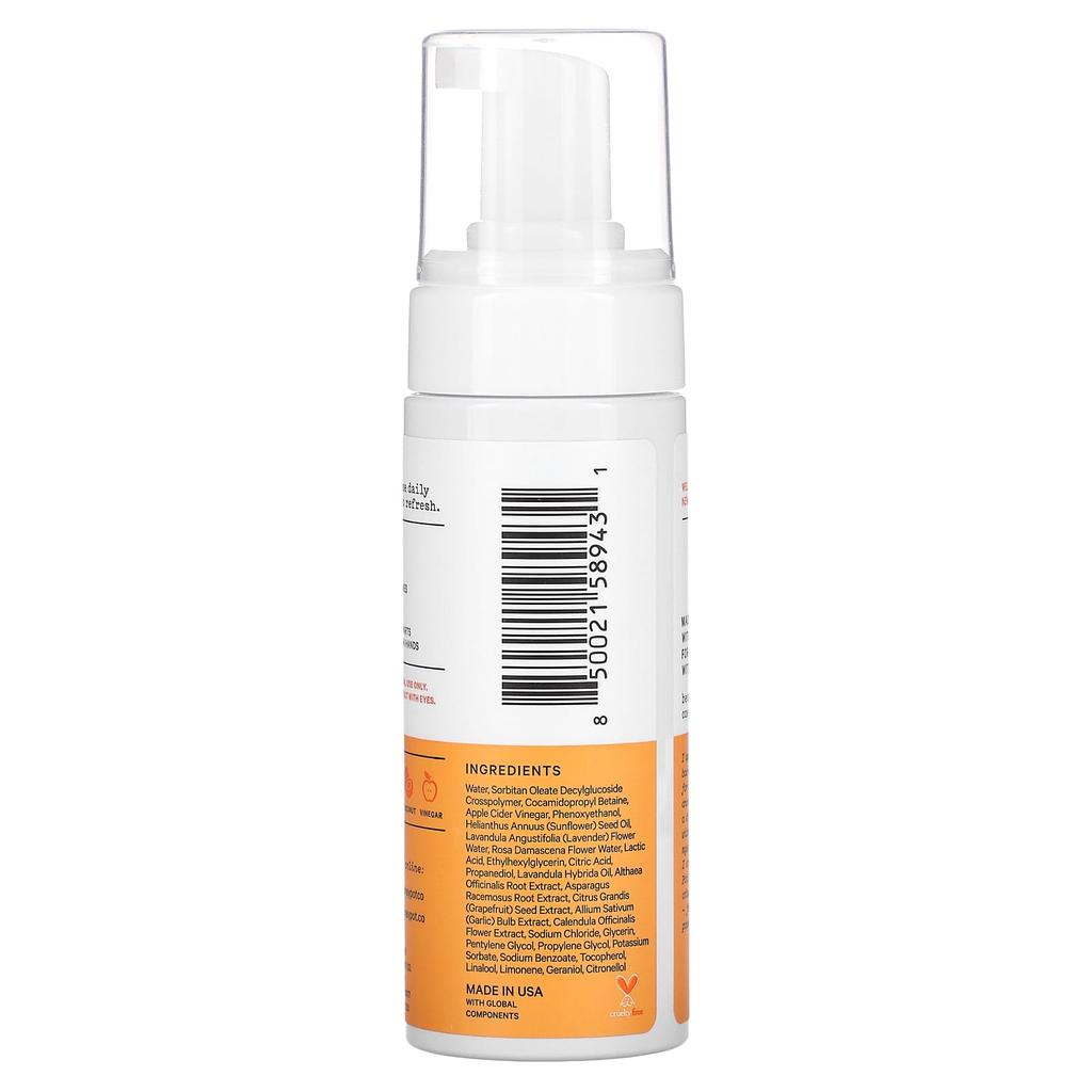 The Honey Pot Company, Köpüren Yıkama, Normal Ciltler İçin, 5.51 fl oz (163ml)