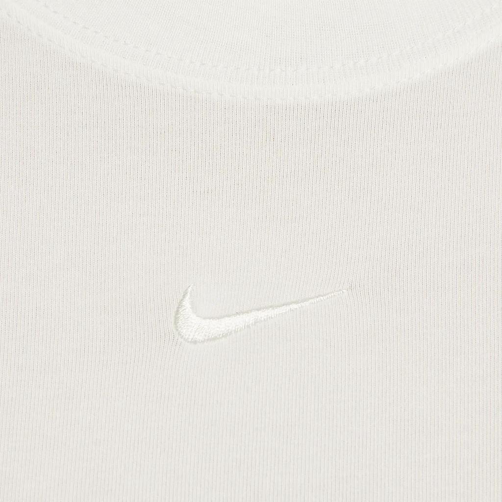 Nike Sportswear Comfortable Fashion Slim Fit Casual Versatile Short Sleeve T-Shirt Women Tops Sail-White HF9539-133