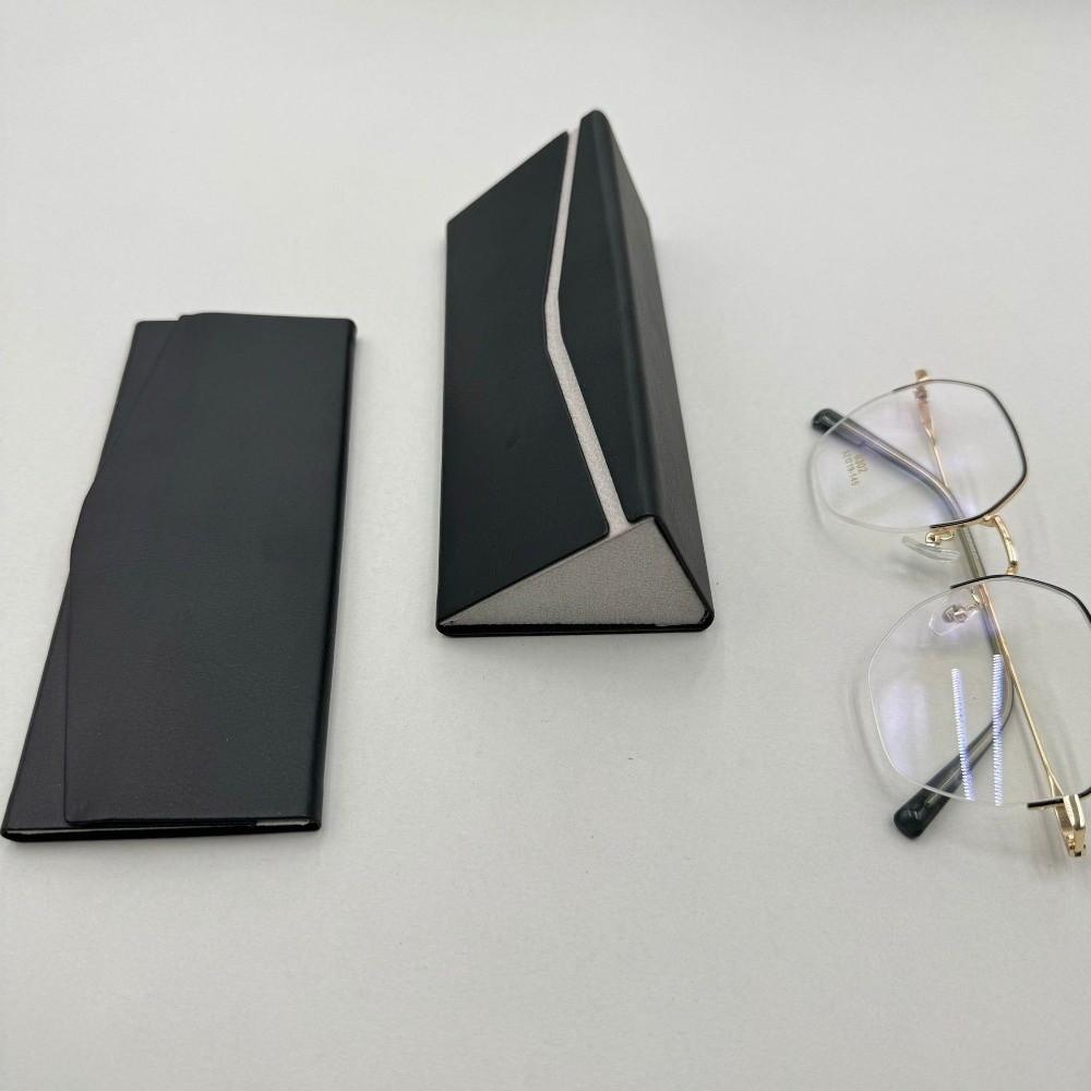 Foldable Sunglasses Storage Bag PU Leather Glasses Pouch Glasses Box  Eyewear Accessories