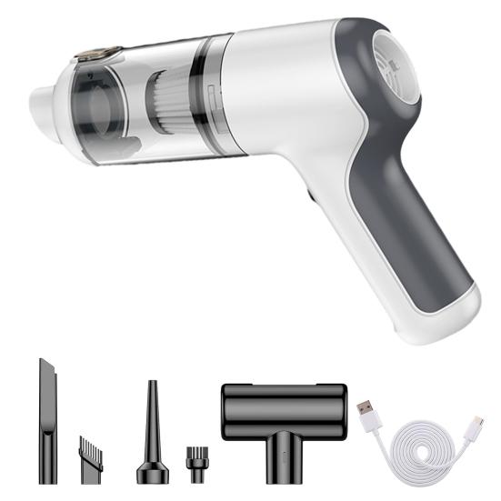 Yousheng Akumulátorový ruční vysavač 5500 Pa Silné sání Nízká hlučnost Kompaktní přenosný vysavač do auta Odstraňovač prachu