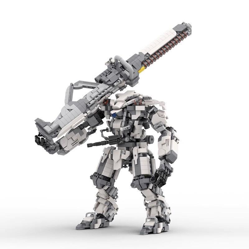 M Building Block Compatible Lego Mk17 Robot Model Large Mecha Assembly Ornament Building Block Toy