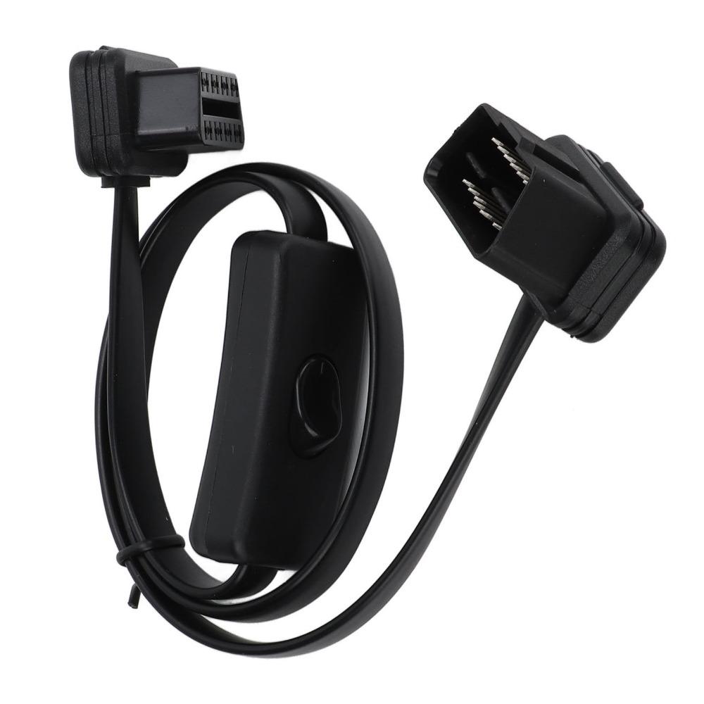 16 Pin Diagnostic Adapter Connector OBD2 Splitter Cable Vehicle Modification Debugging