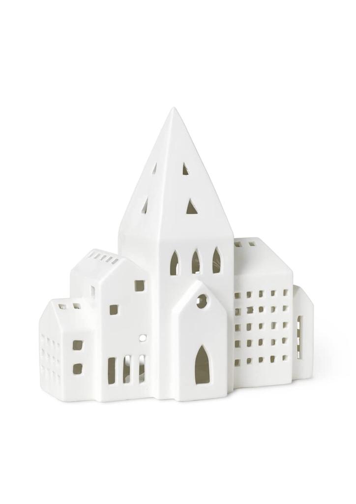 Kahler Urbania Lighthouse City Tealight 693521 Holder, H21cm,
