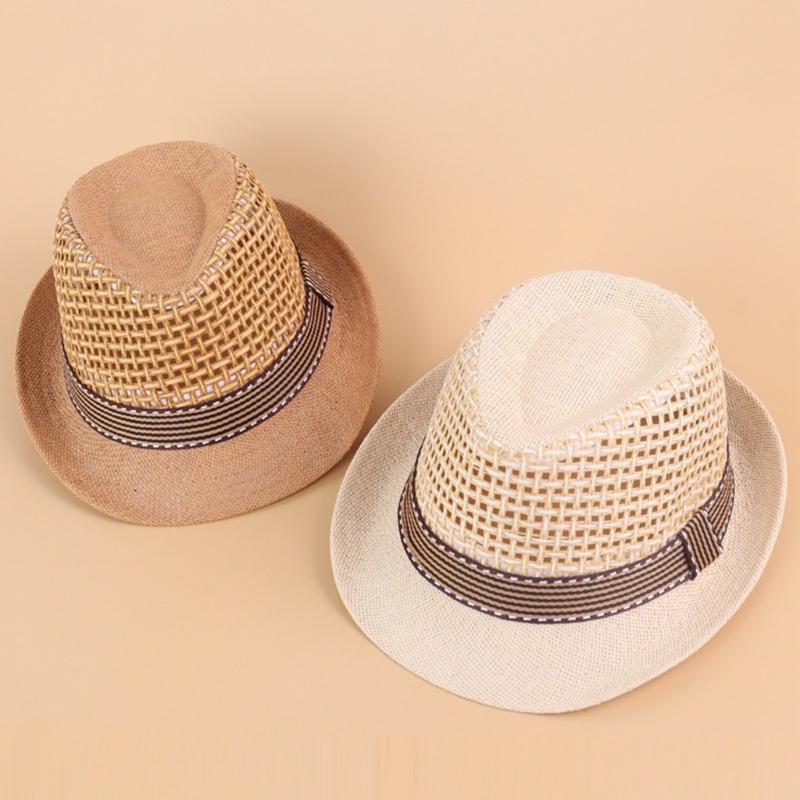 Casual Straw Sun Hat Fashionable & Protective Sun Hat Kids Straw Hat Wide Brim Sun Hat Breathable Hat Lightweight Hat