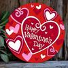 Vintage Metal Valentine Sign Romantic Couple Gift Home Decor Farmhouse Wall Art Rustic Decoration