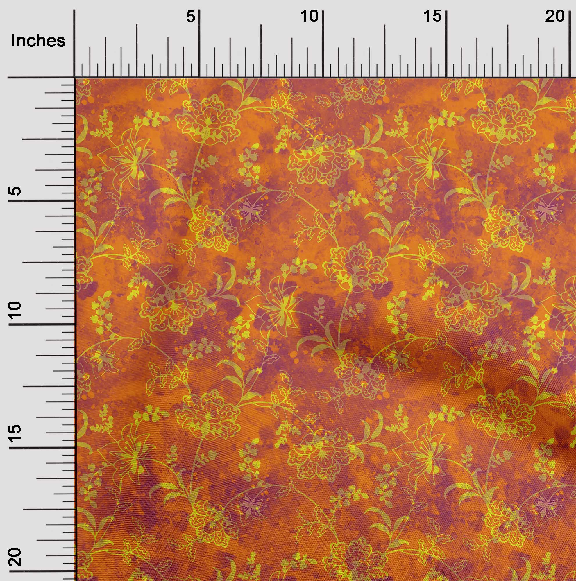 

oneOone Cotton Flex Brick Red Fabric Batik Одяг своїми руками Тканина для стьобання Тканина з принтом 40 дюймів 42 Inch Wide - Viscose Chiffon помаранчевий