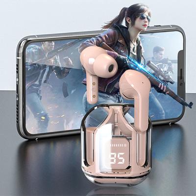 Bezprzewodowe słuchawki Przezroczysta ładowarka Dotykowe sterowanie Zestaw słuchawkowy Słuchawki Tws Hifi Stereo HD Połączenie Wkładki douszne